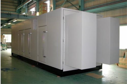 Industrial acoustic enclosure and silencer production