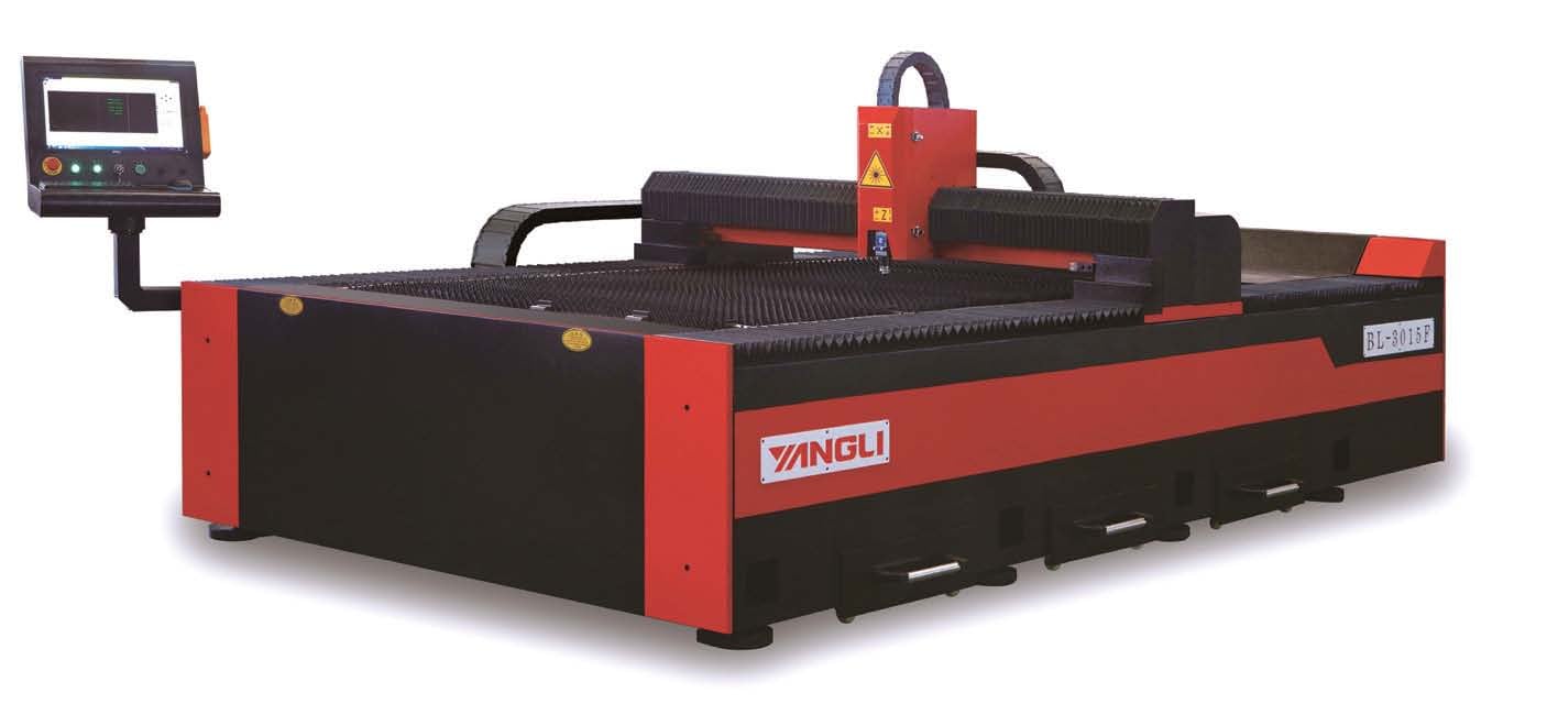 Large-format metal cutting machine in the PURI equipment gallery