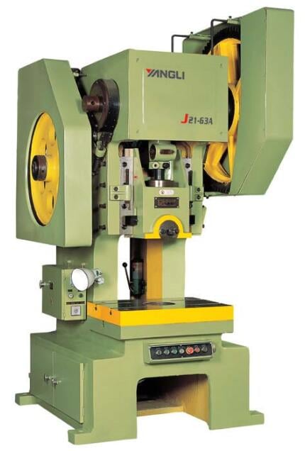 Industrial punching machine in the PURI equipment gallery