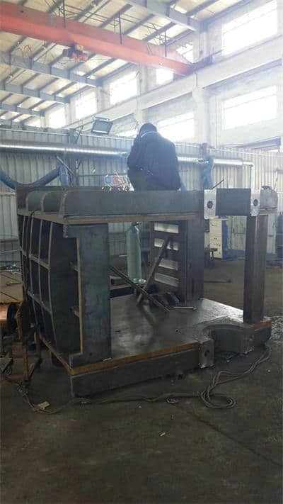 Large equipment base welding parts