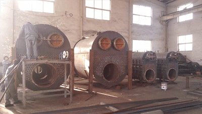 Faroli boiler body fabrication
