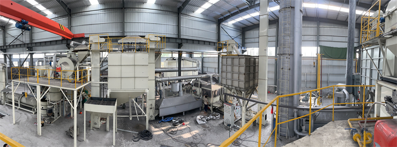 Sand coating and reclaimed production line equipment